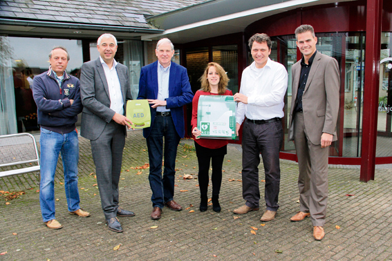 V.l.n.r. Theo de Reus, Ron Polman, Sjef van Groningen, Joyce de Rijk, Frank Welten en Werner Willems.